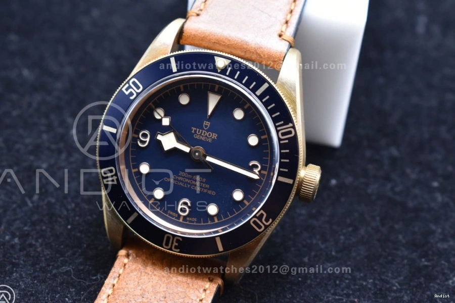 Strap) V3 XF on (Free Edition Leather Bronze Heritage Nato Bay 1:1 A2824 Best Black Aged Brown Strap Blue 0122